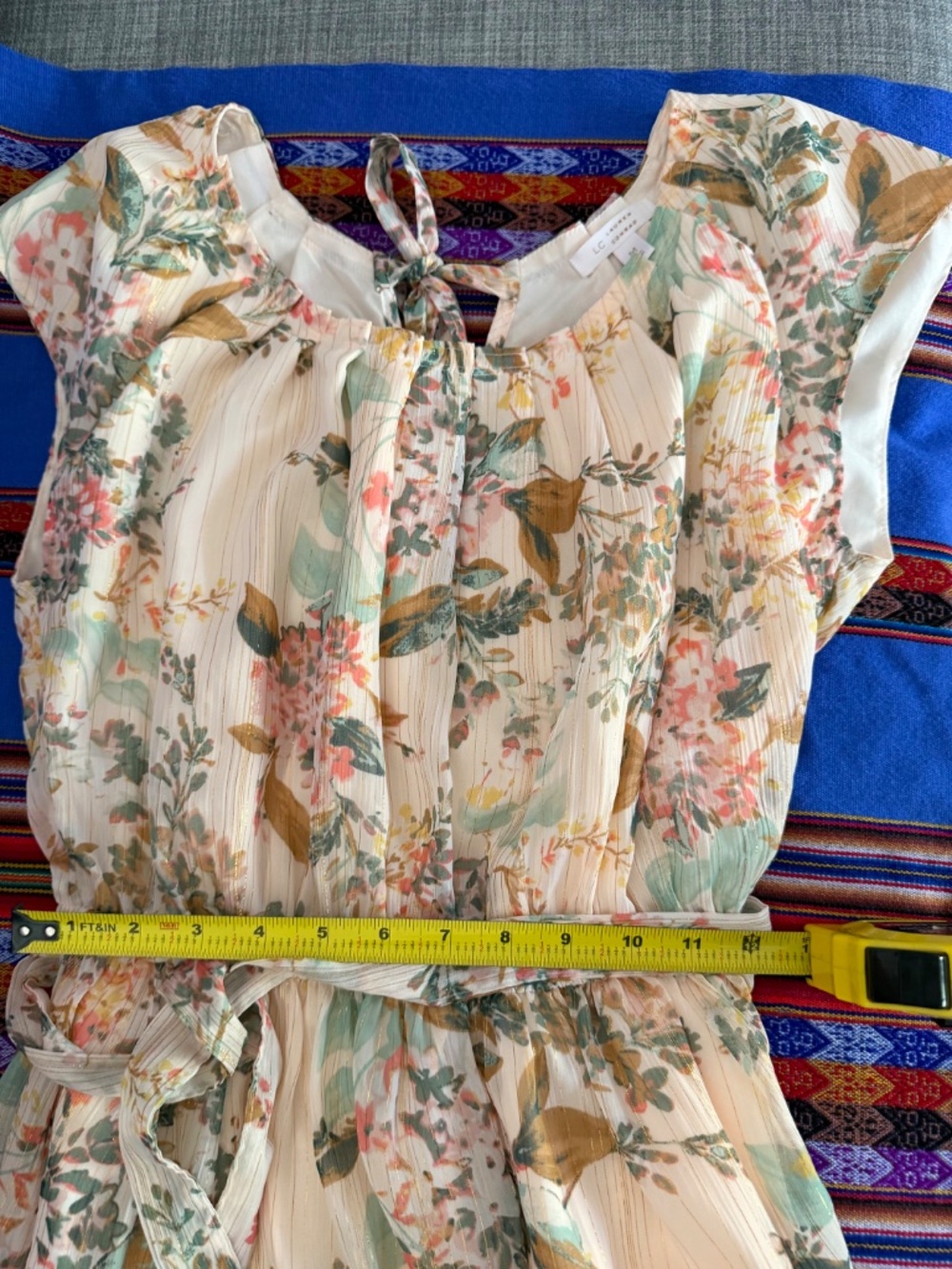 Lauren Conrad Chiffon Dress - Size Medium - Picture 5 of 10